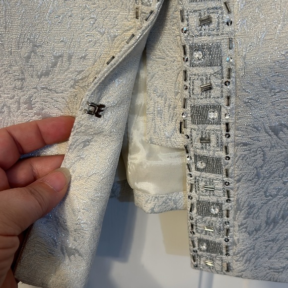 NWOT Tahari ASL beaded formal blazer, size 12 - Picture 3 of 9